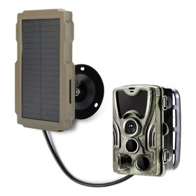 Panneau Solaire Haute Efficacité 3000mAh pour Caméra de chasse
