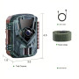 36MP 2.7K | Vision Nocturne 20M| Déclenchement 0.1s-Caméras de Chasse Standard