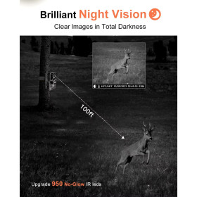 Caméra de chasse 4K WiFi 48MP