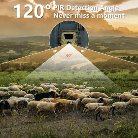 Caméra de chasse Solaire 4G - NaturaTrack 5K