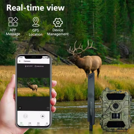 4G - NaturaVision 5K Pro avec Vision Nocturne 30m-Caméras de Chasse 4G