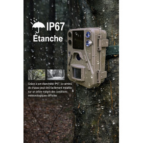 Caméra Chasse 4K Double Flash IR/LED 37MP | Faune & Sécurité