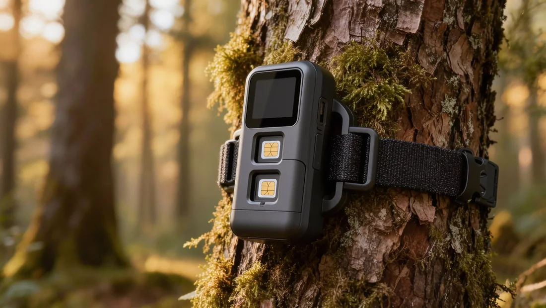 Emplacement carte SIM et carte SD sur une caméra de chasse 4G