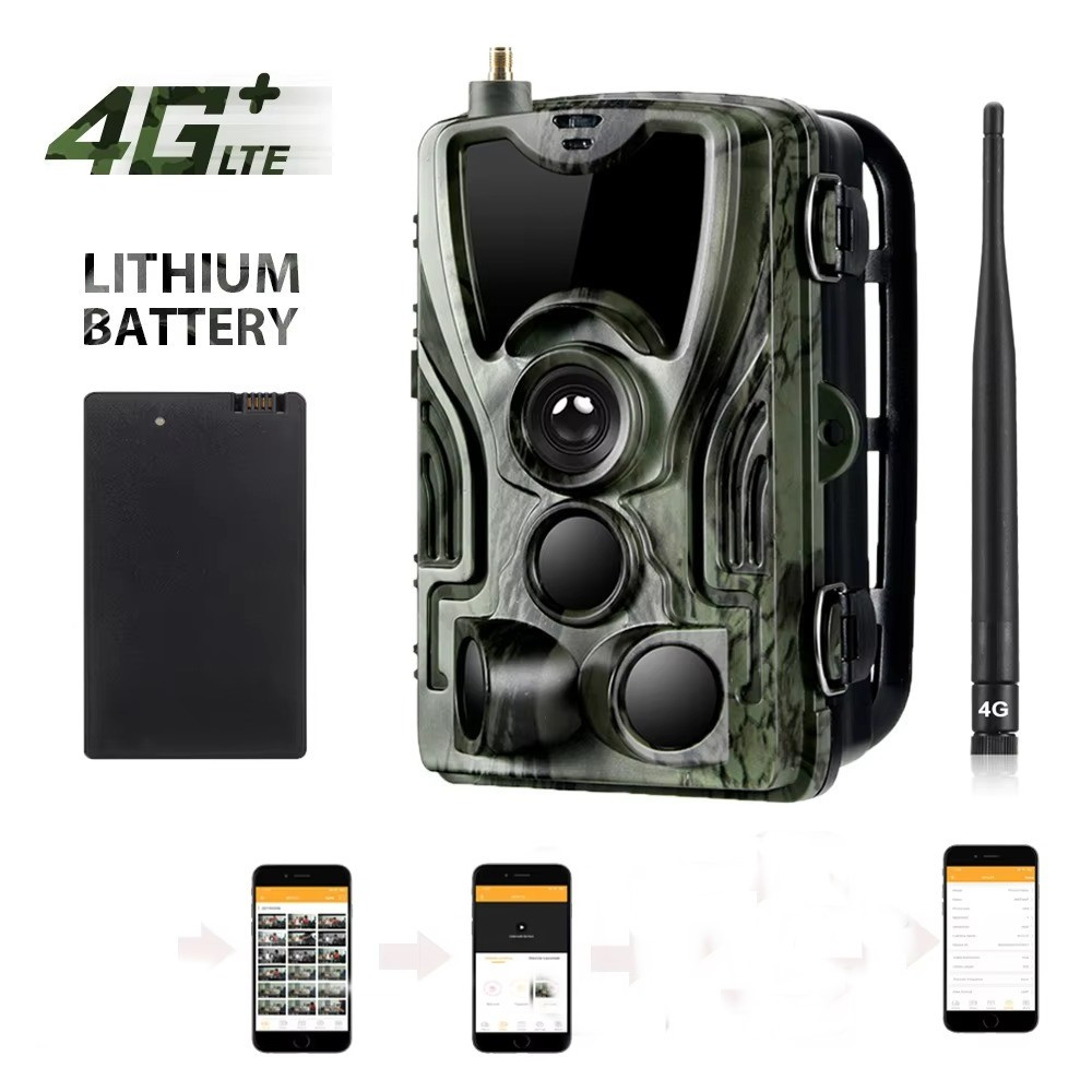 Caméra de chasse 4G avec batterie 5000mAh incluse