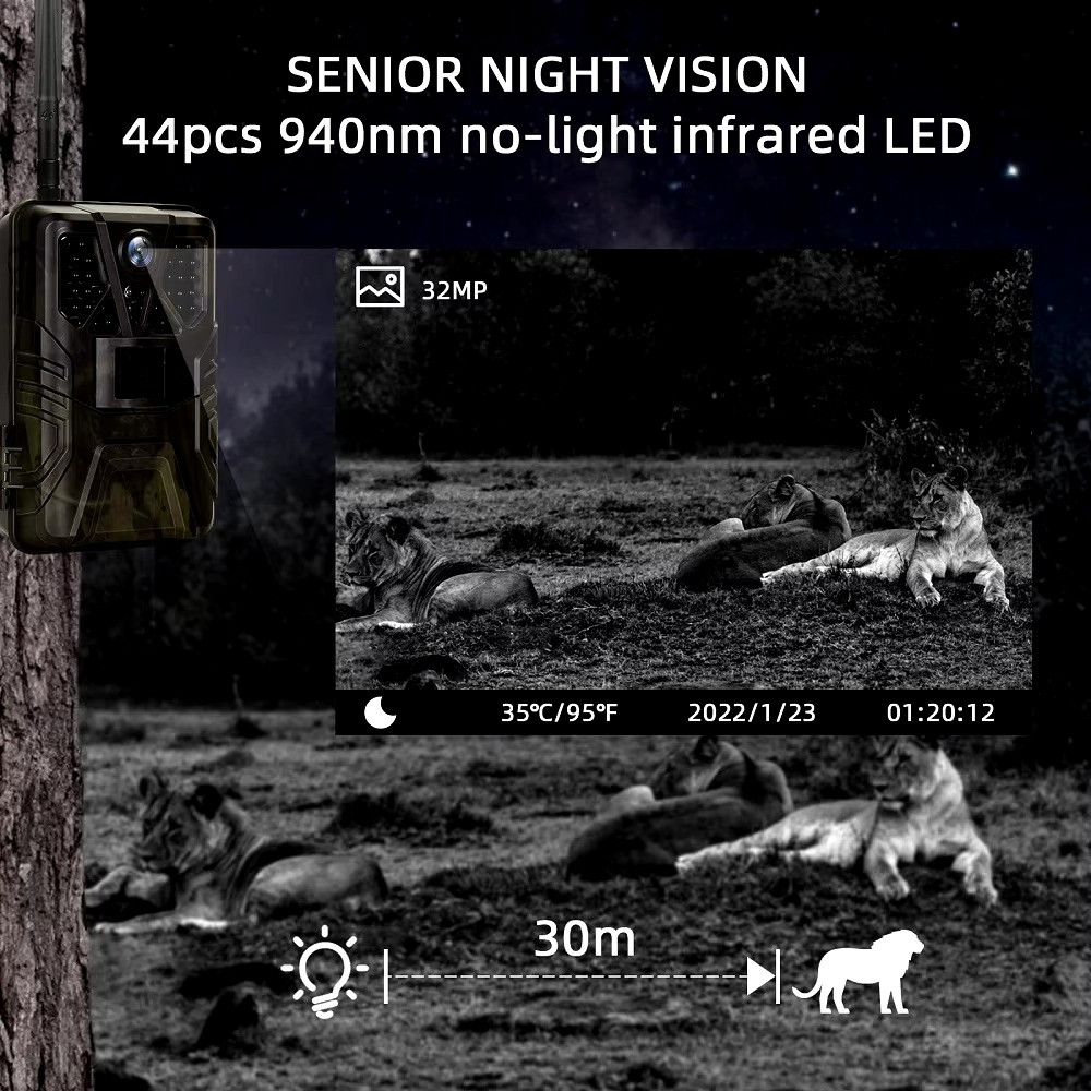 Détail des capteurs et de l'objectif de la caméra de piste 4K
