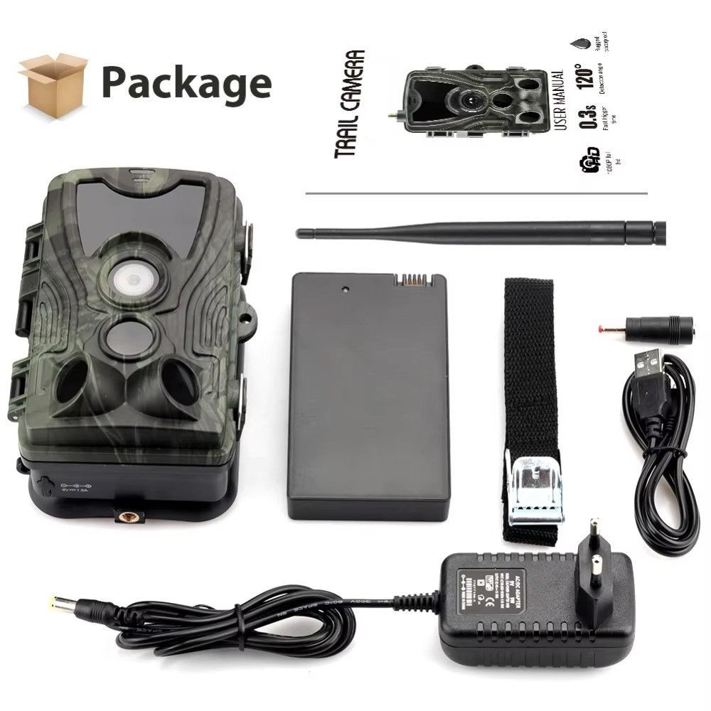 Kit complet de la caméra de chasse avec antenne et sangle